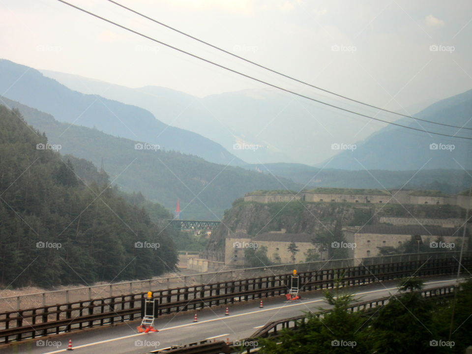 Transportation System, Travel, Landscape, Mountain, Road