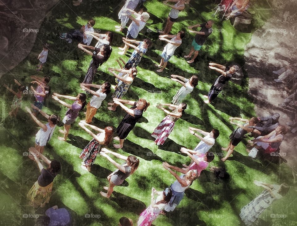 Hula class in Waikiki