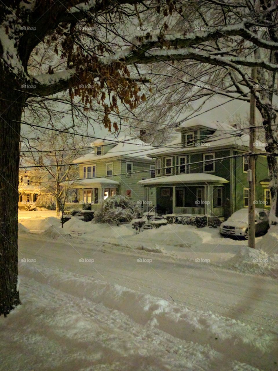 Winter, Snow, House, No Person, Storm