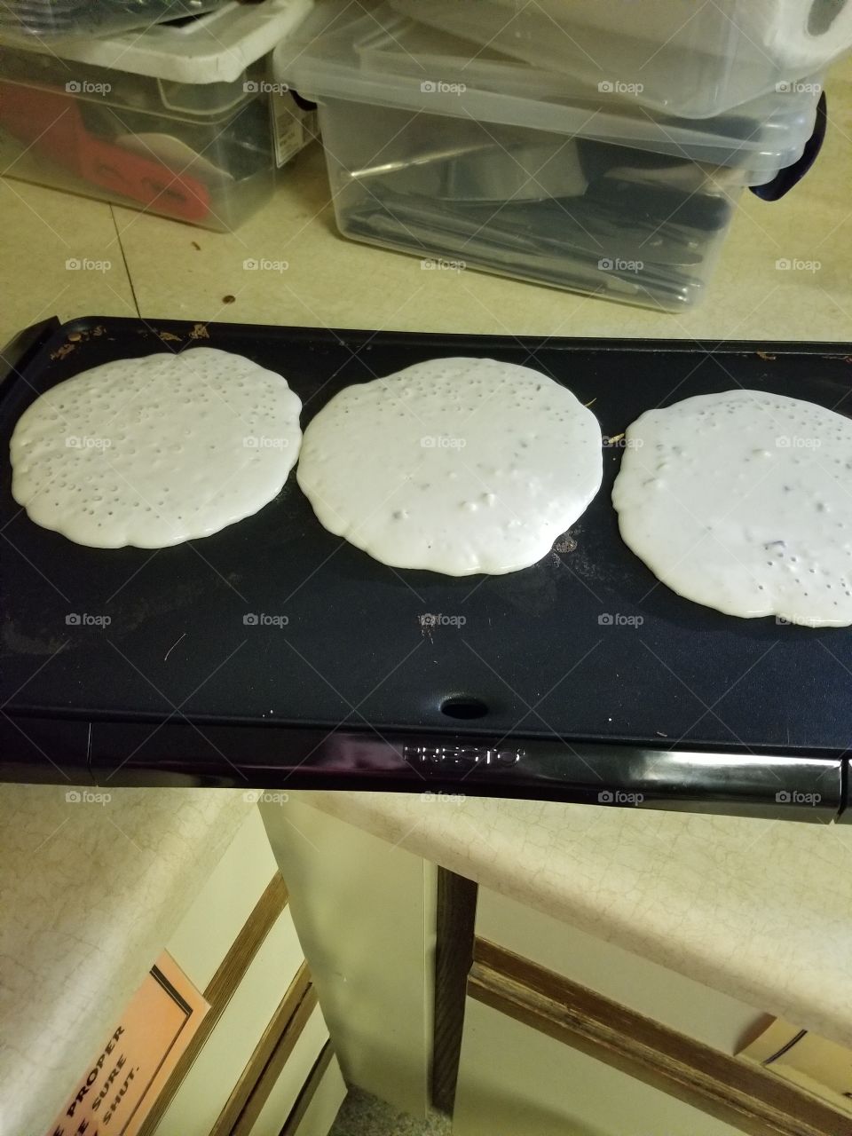 three pancakes