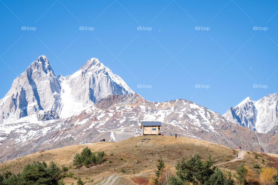 Beautiful landscape view in Georgia