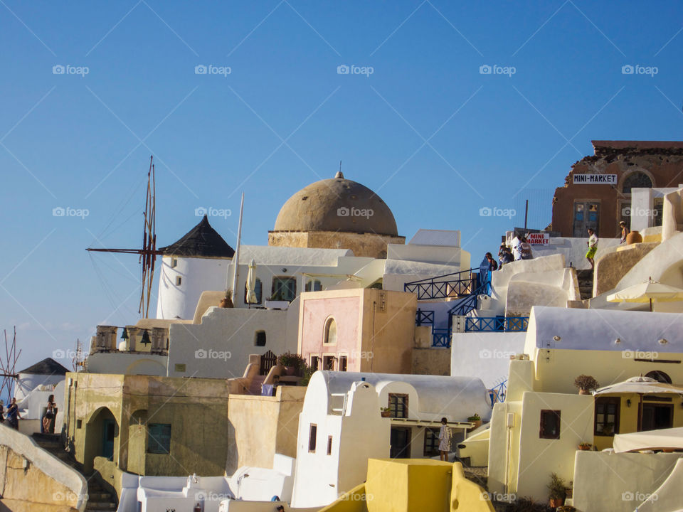 Oia on Santorini. 