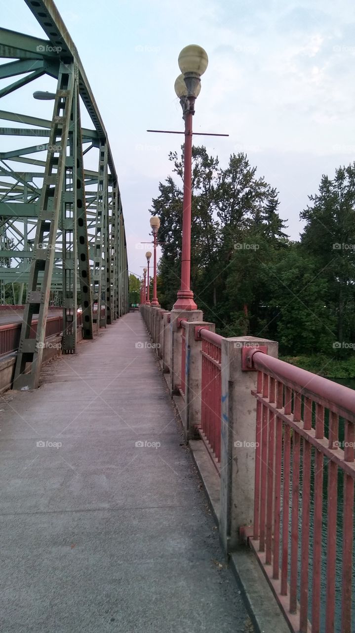 bridge over​ the Willamette River