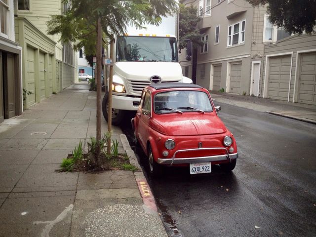 Red Mini Cooper 
