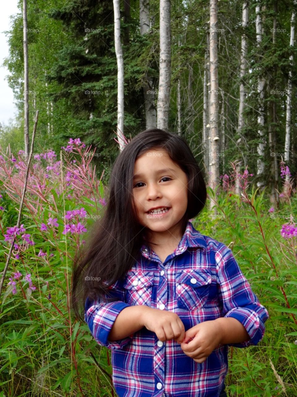 Smiling Outdoors