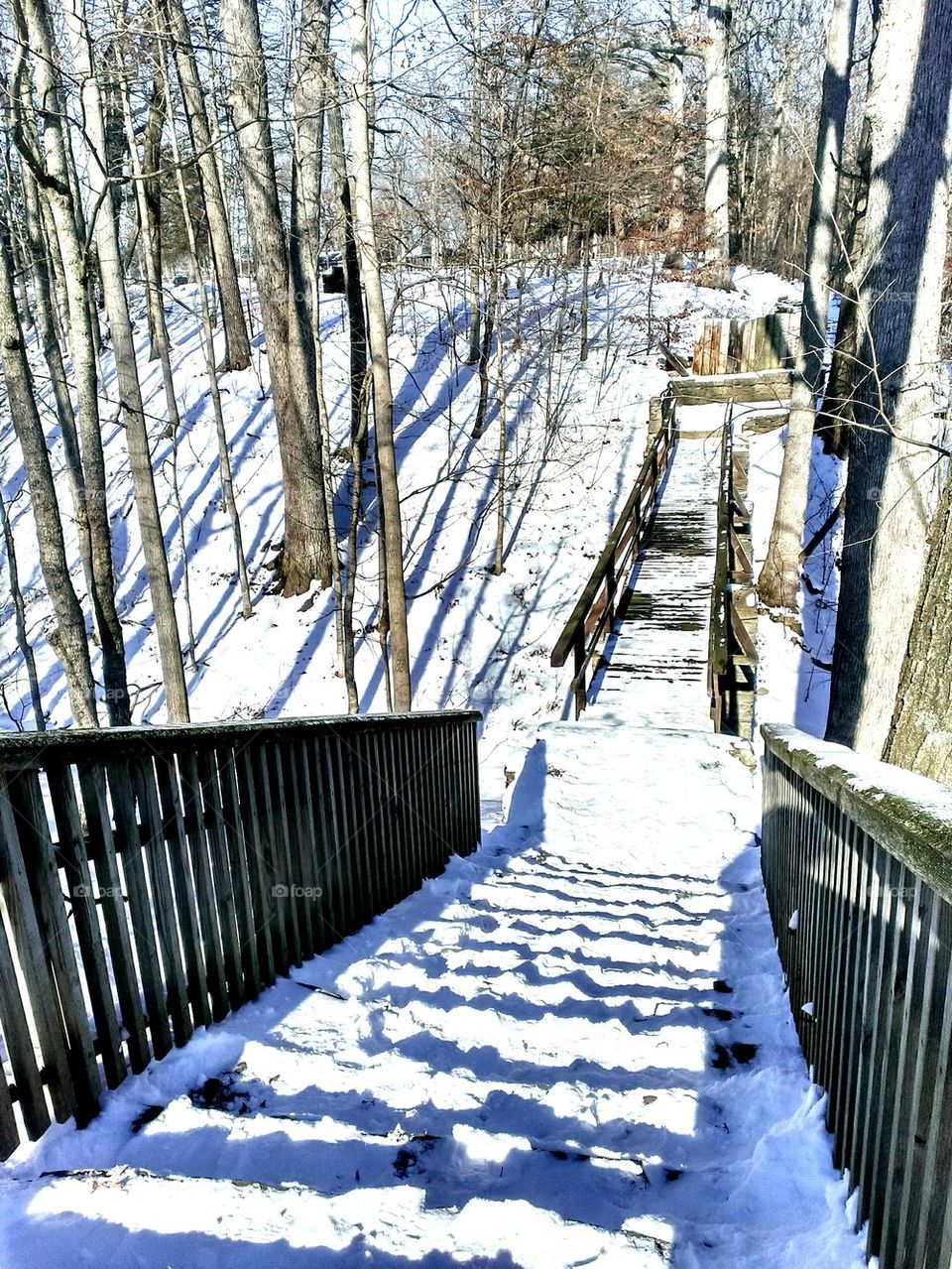 Snowy Bridge