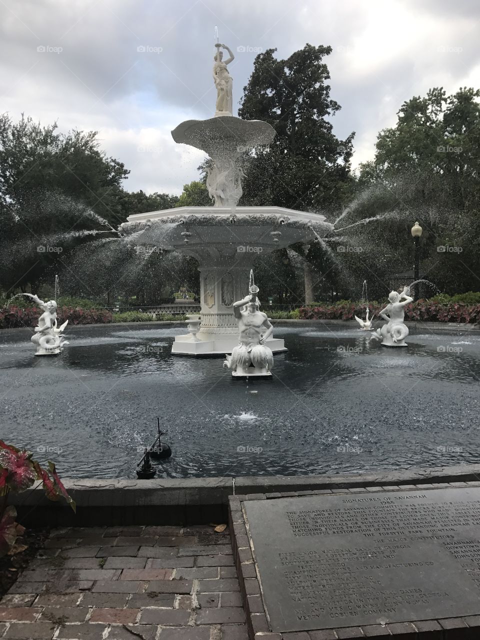 Forsyth park fountain 