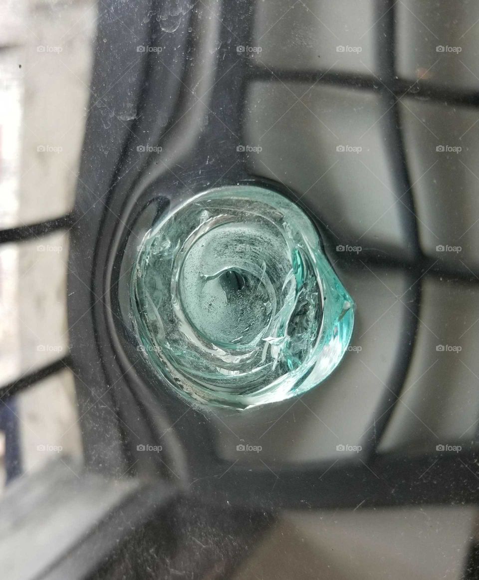 bullet and glass do not mix