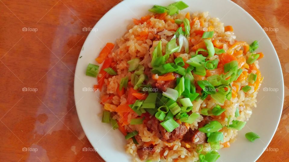 Russian style pilaf