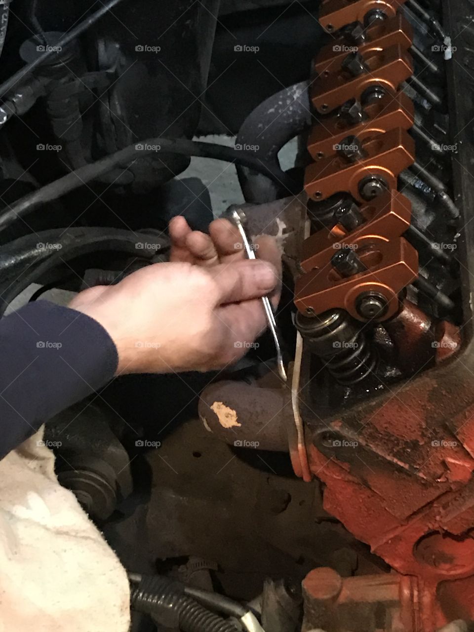 Working on the 69 el Camino