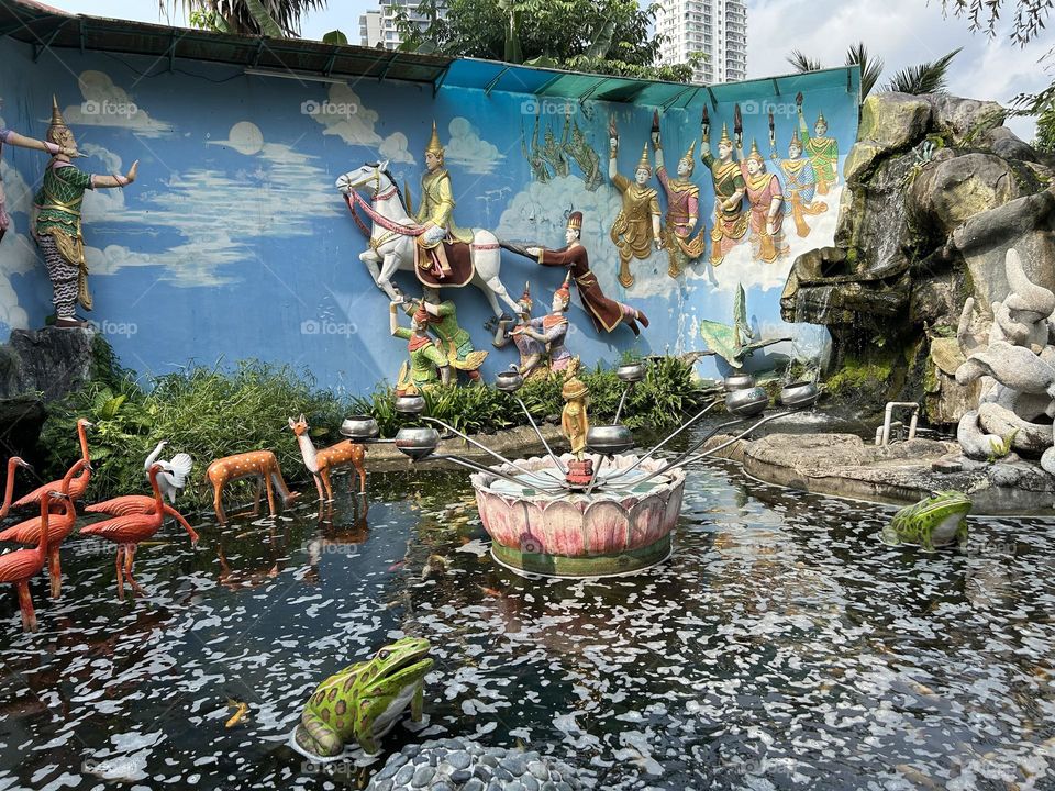 Dhammikarama Burmese temple in Penang 