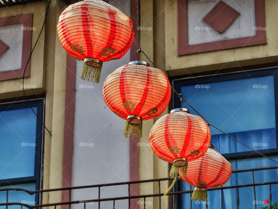 Chinese Red Paper Lanterns