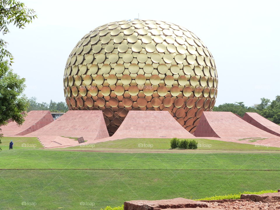 meditation dome ay matrimandir