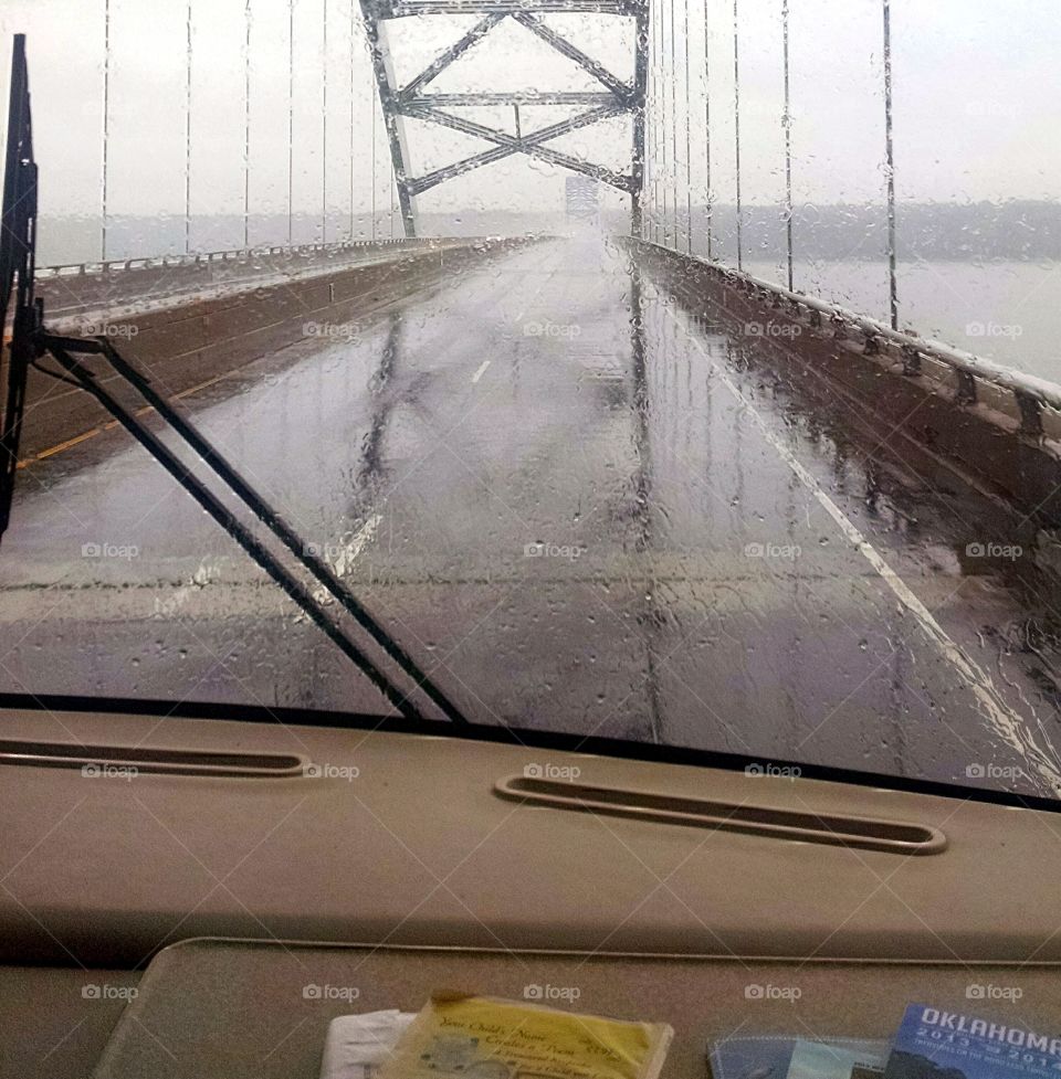 Bridge Rain Reflections