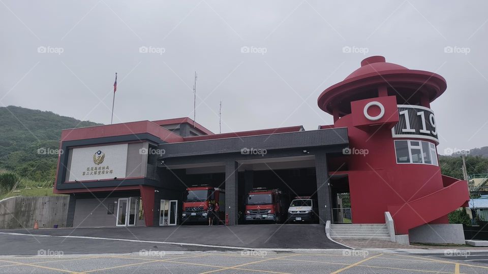 fire hydrant shape fire brigade building