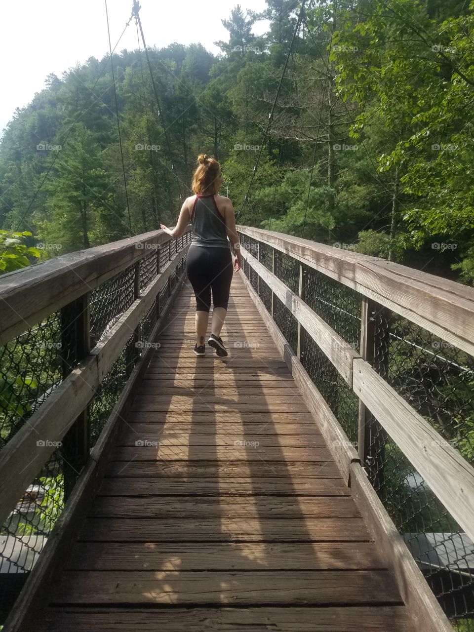 Hiking at Tallulah Falls GA