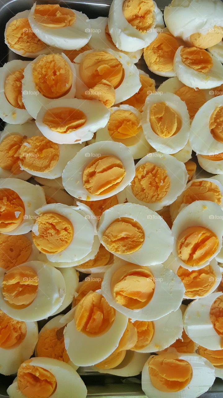 boiled eggs