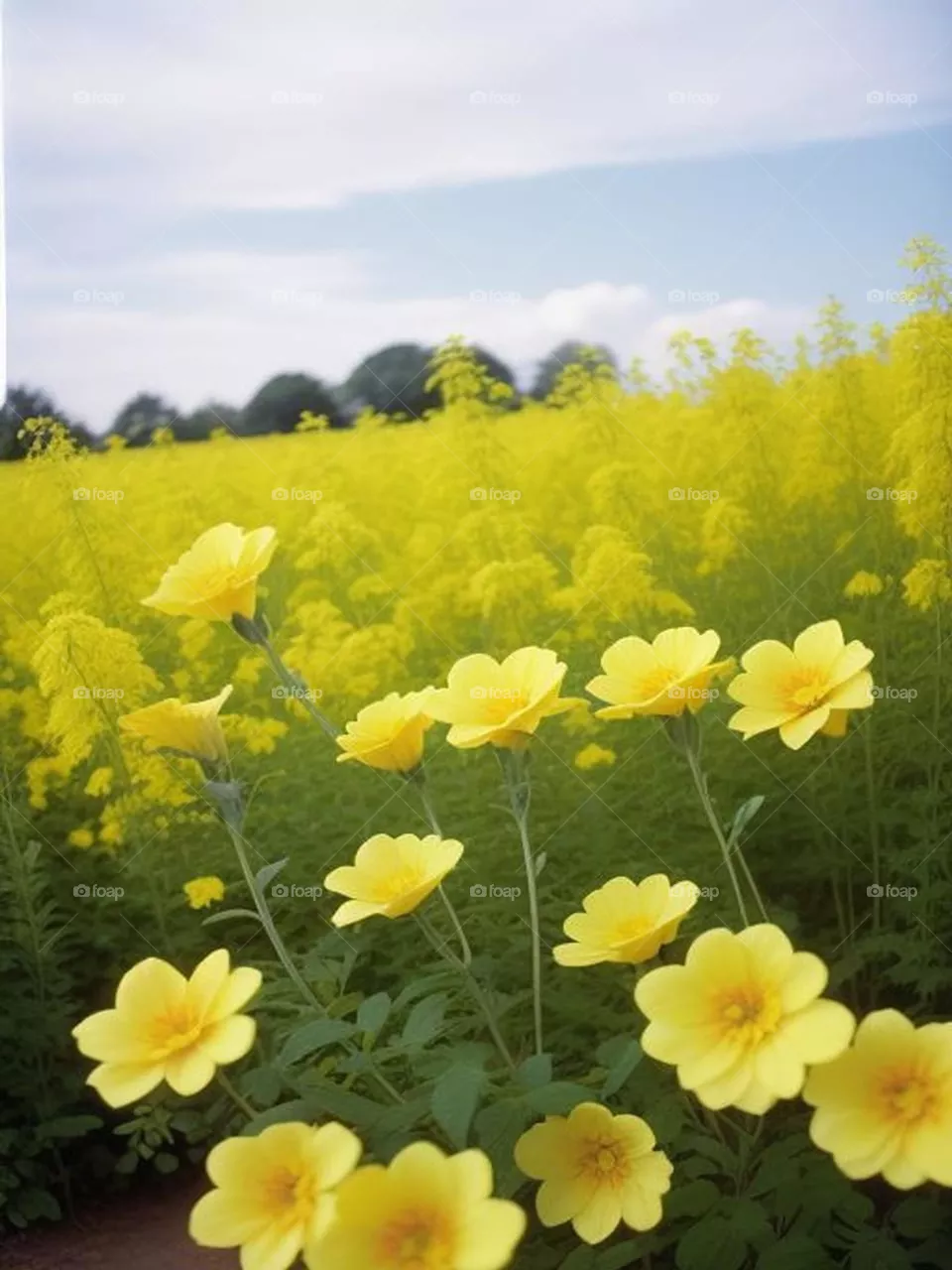Beautiful yellow flowers