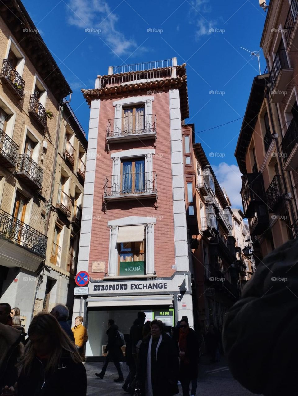 Toledo Madrid Spain square of the four streets, tourist place