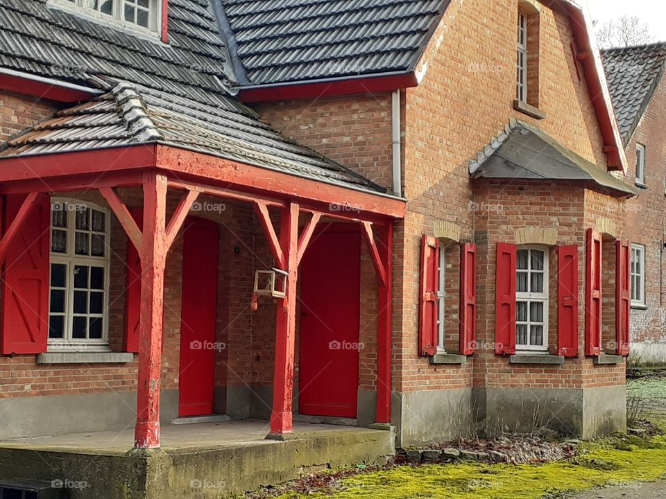 A beautiful house on the edge of the forest
