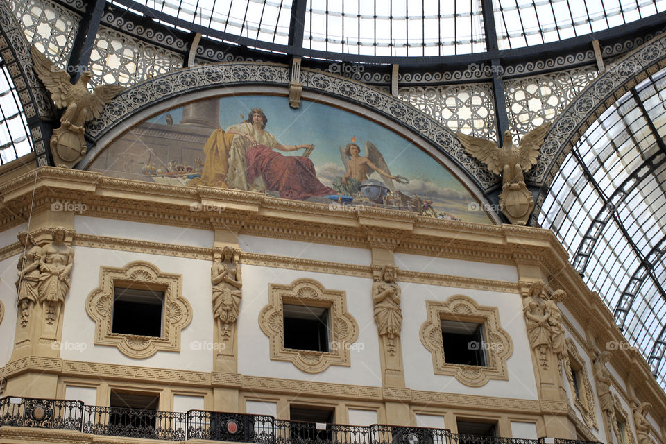 Italy, Milan, gallery of Victor Emmanuel II