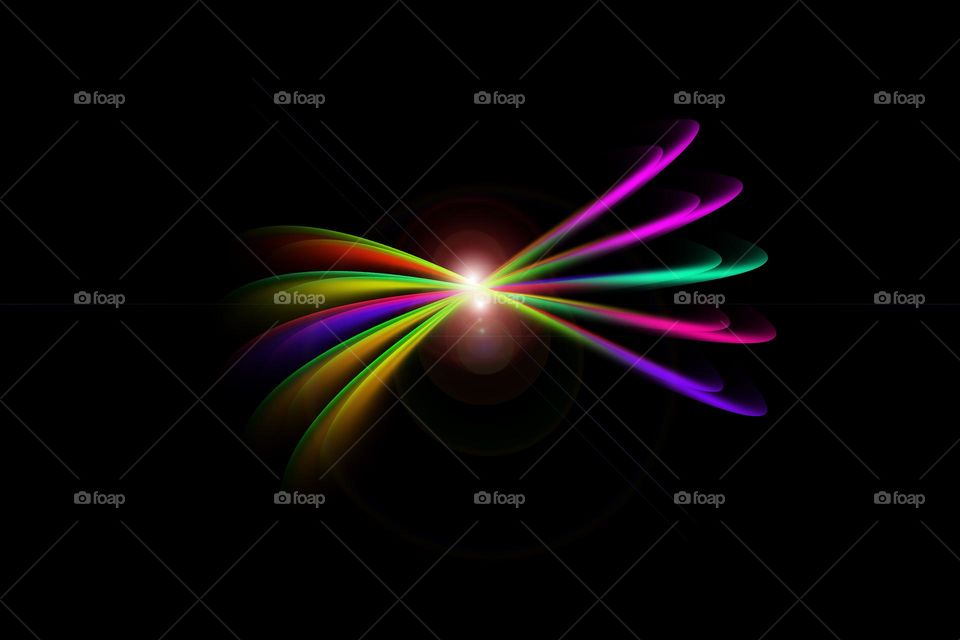 Colorful shape psychedelic minimalist design trippy stuff