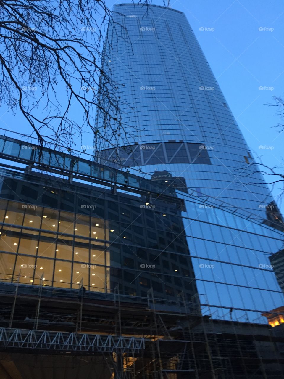 I take a picture of the Wilshire Grand every day it seems