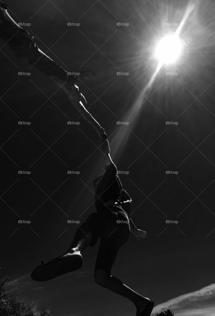 People, Monochrome, Silhouette, Music, Light