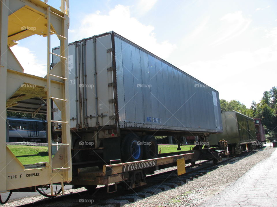 TTX Piggyback Flatcar