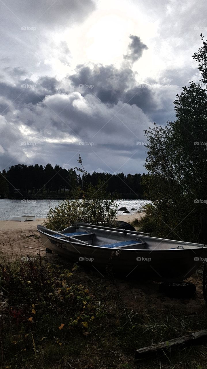 cloudy day in nature