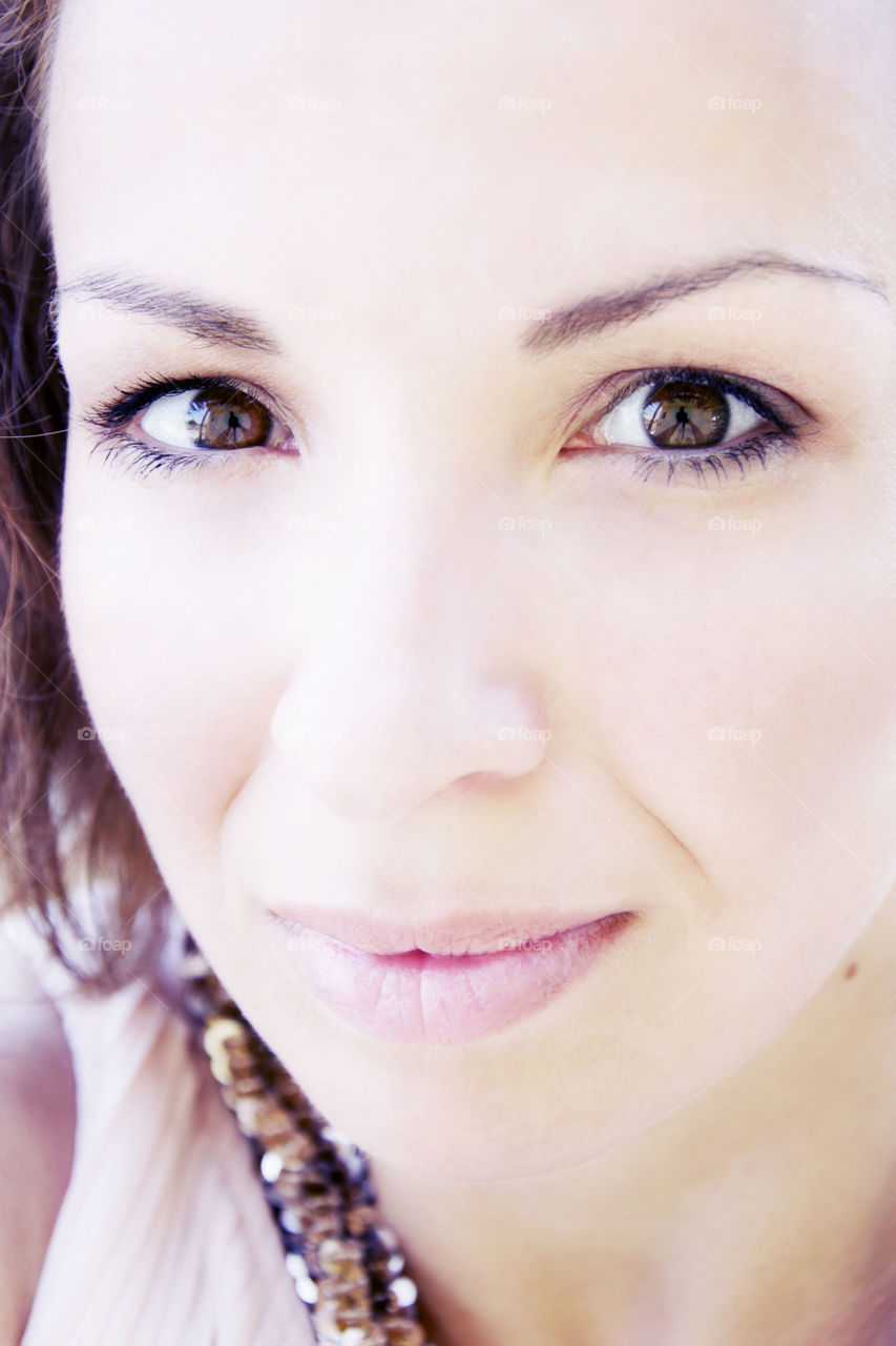 beautiful portrait. beautiful woman closeup portrait