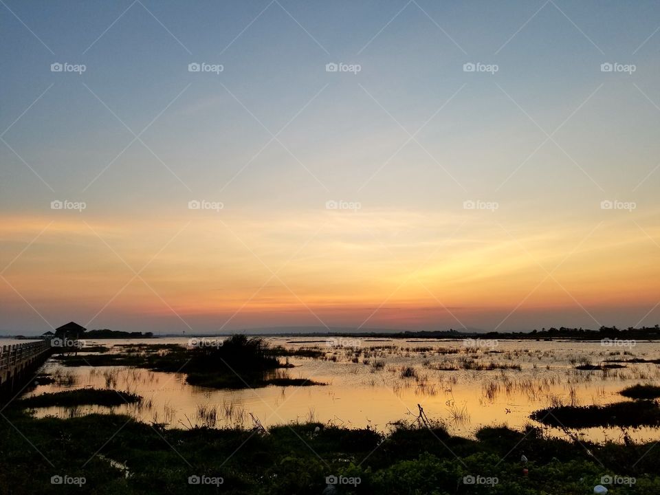 Sunset in the Marsh