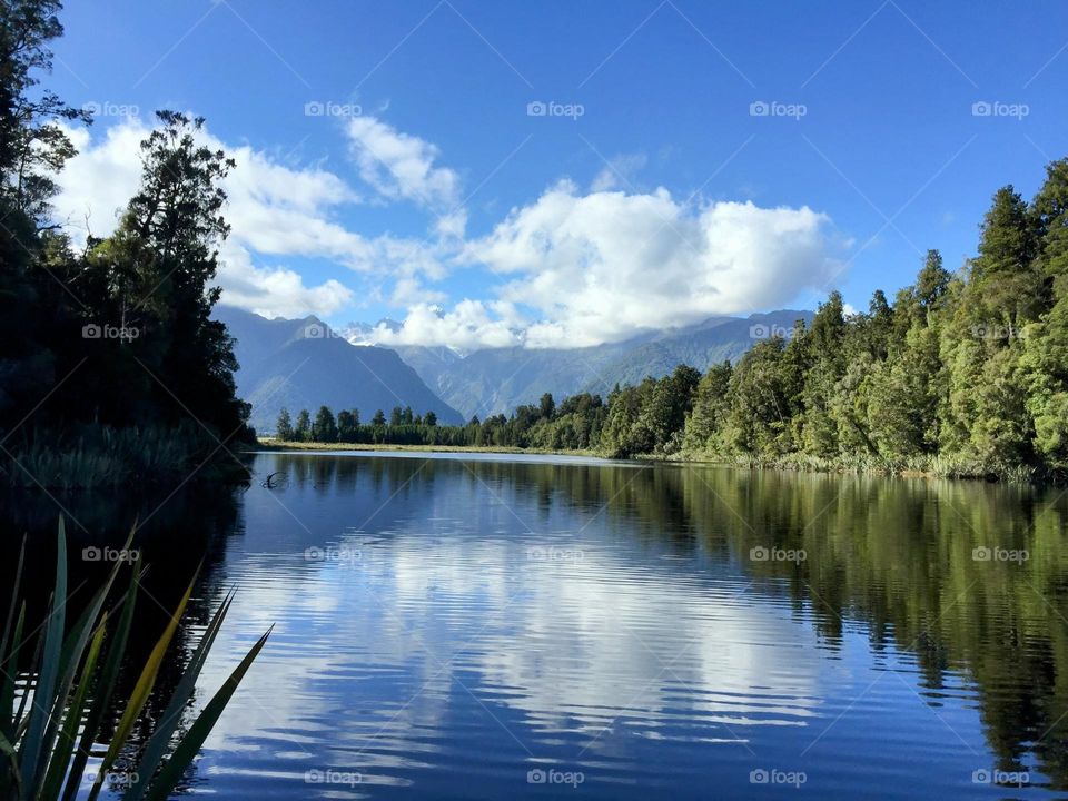 A Lake in Mountains