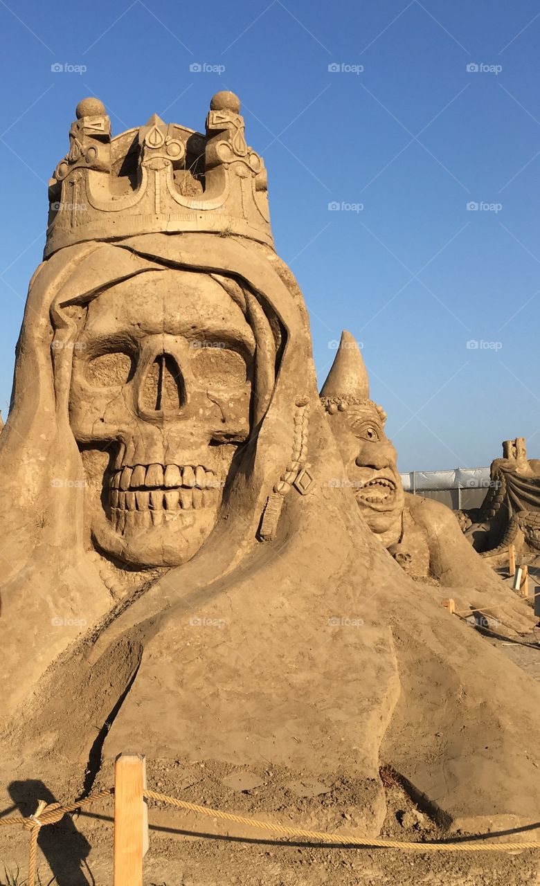 Sand sculpted 