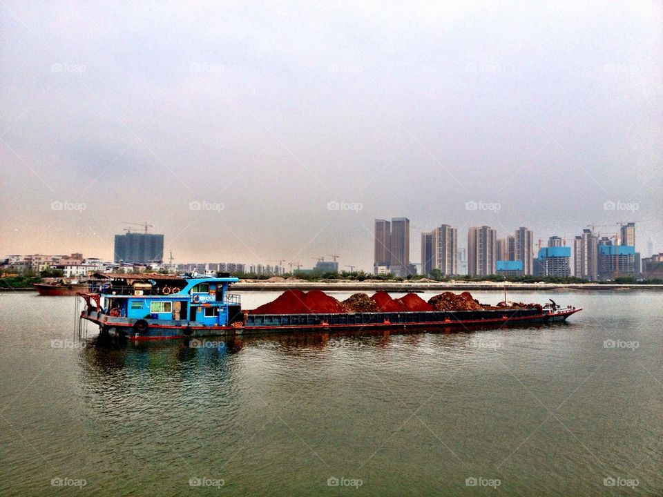 Barge Pearl River China
