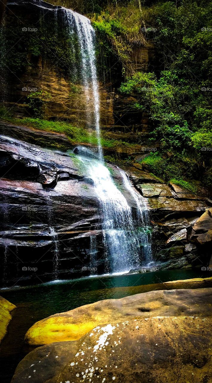 A beautiful waterfall