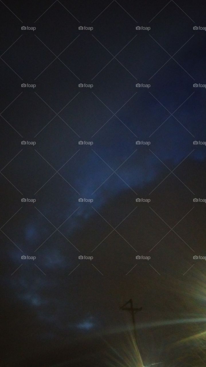 sunrise through clouds