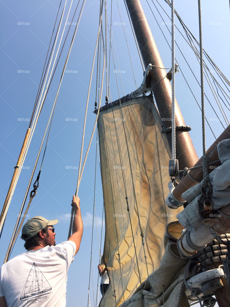 Hoisting Sail