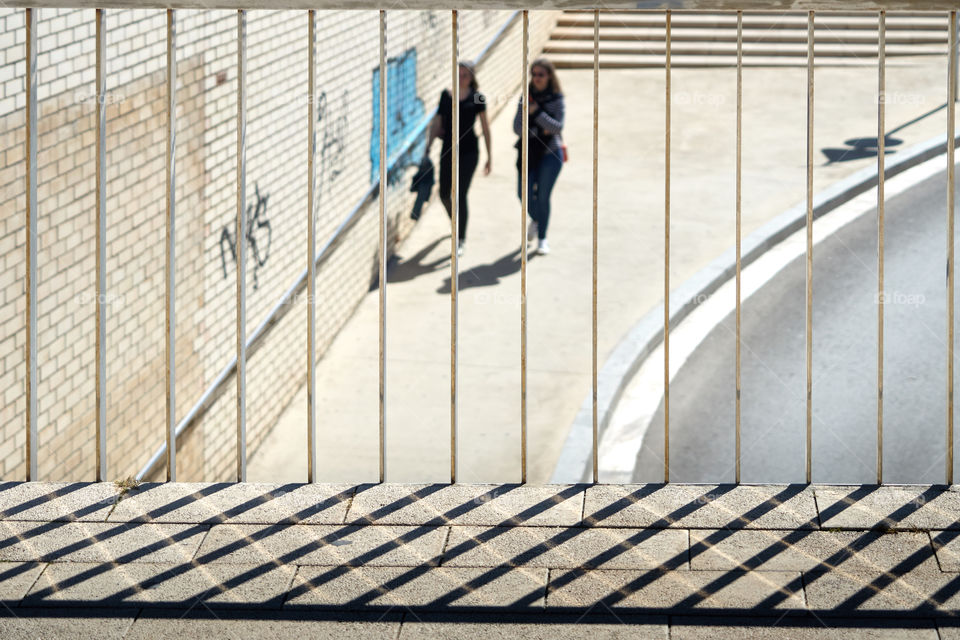 Fence shadows