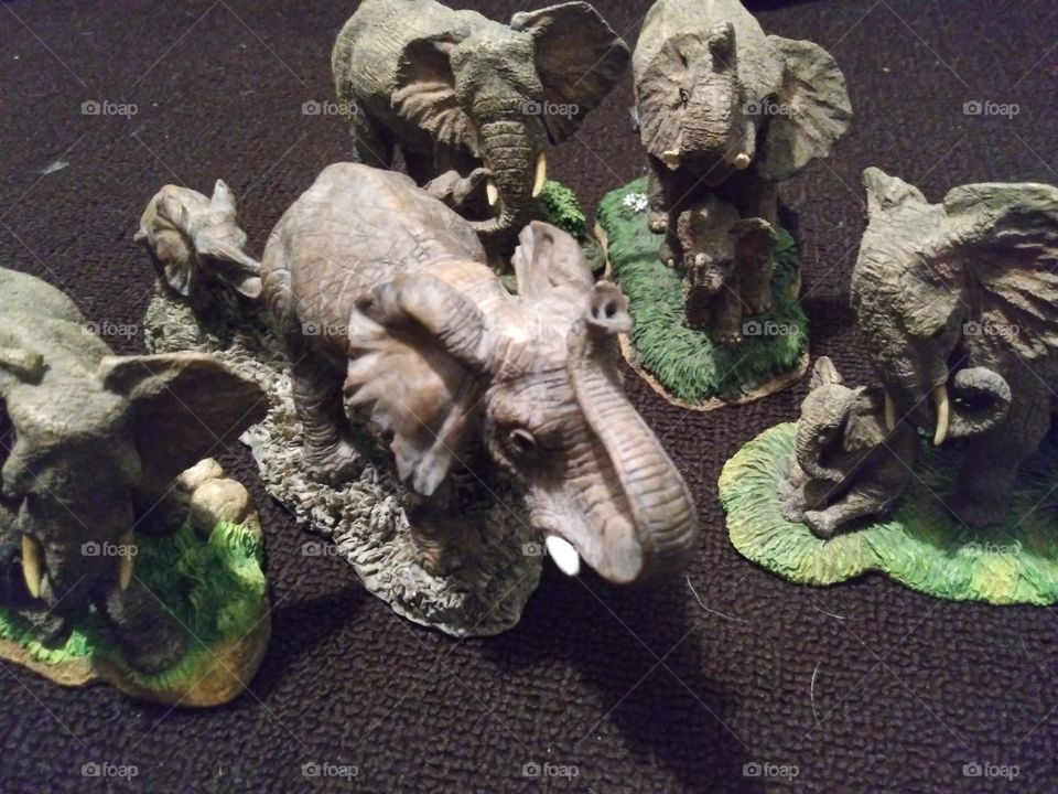 elephant figurine characters  collection