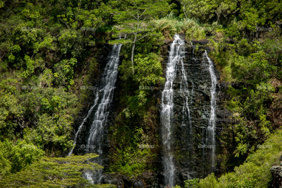 Waterfall in Kauai 