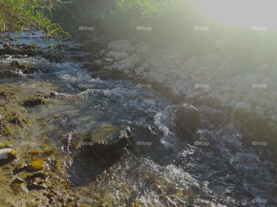 I love watching the flowing water calms my mind and heart.