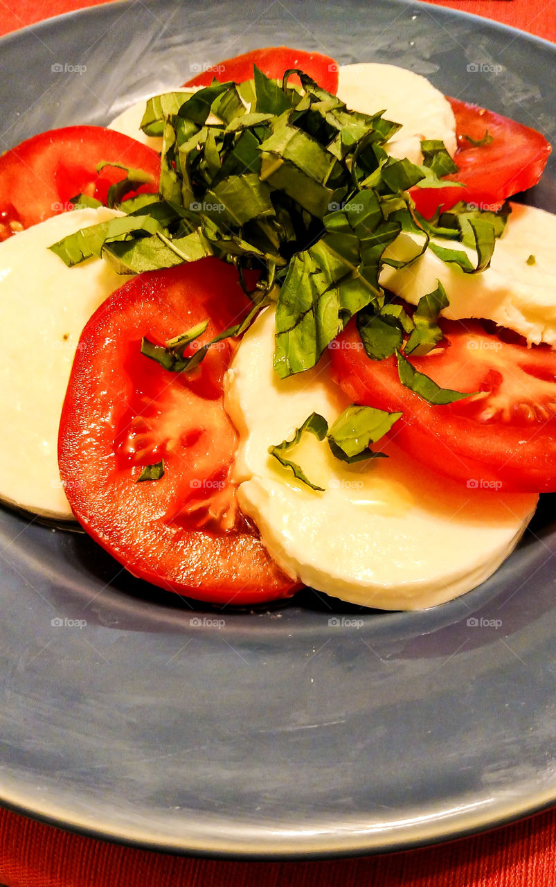 Caprese salad.