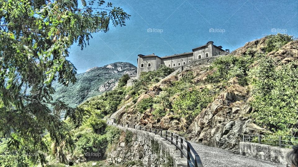 Scorcio del Forte di Bard (Aosta) HDR