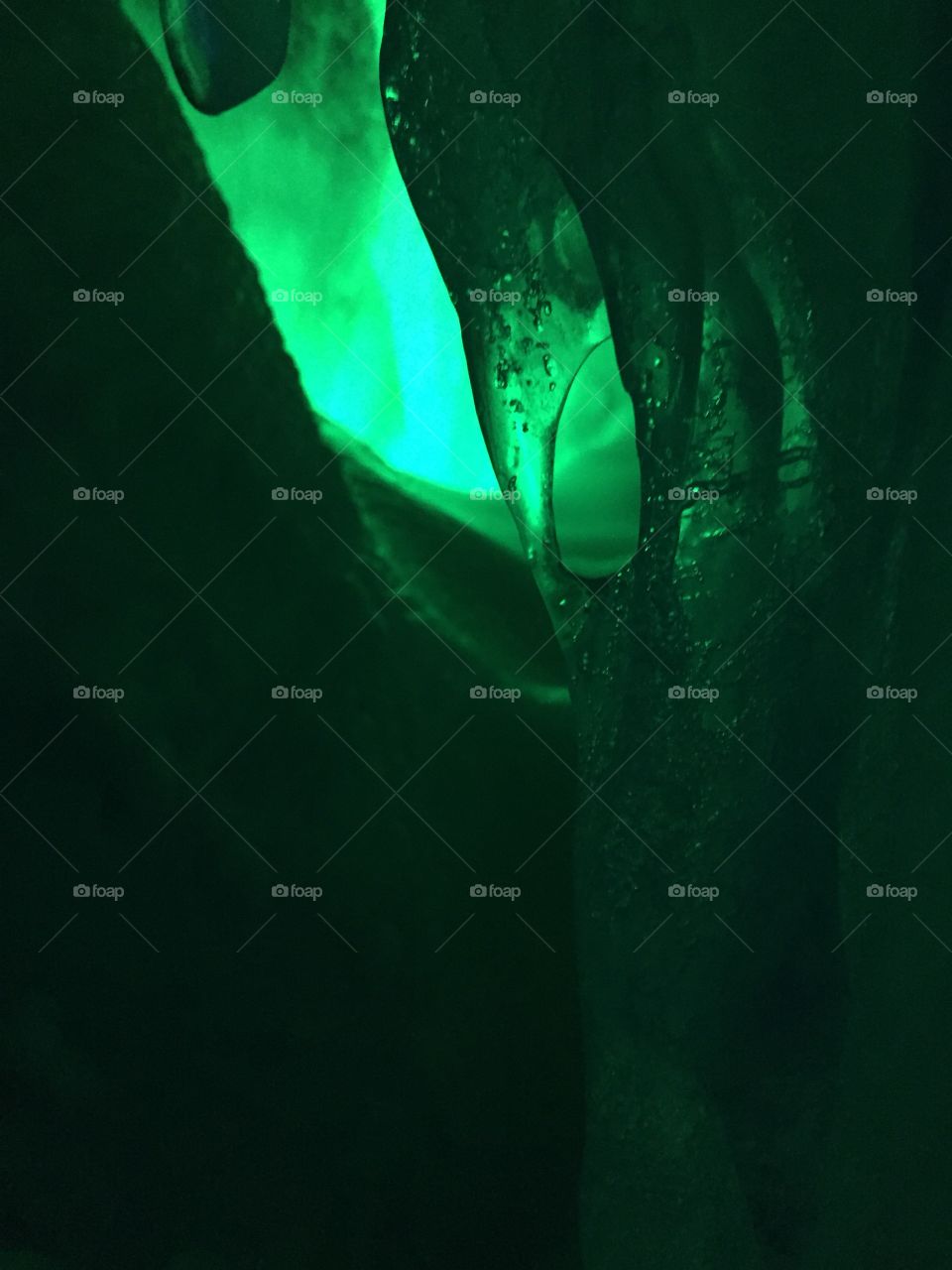 Nighttime Ice Castles