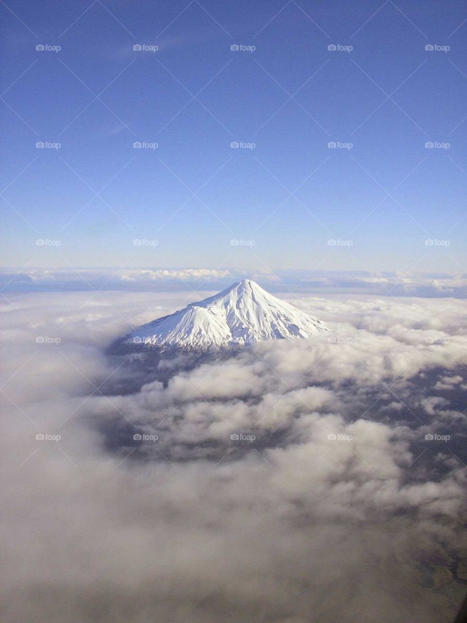 mountain from the air
