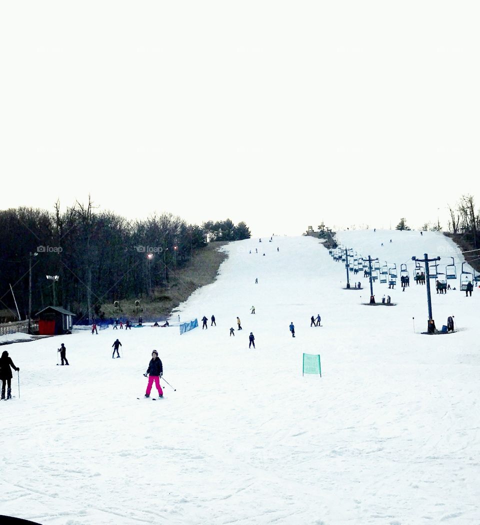 Snow slope