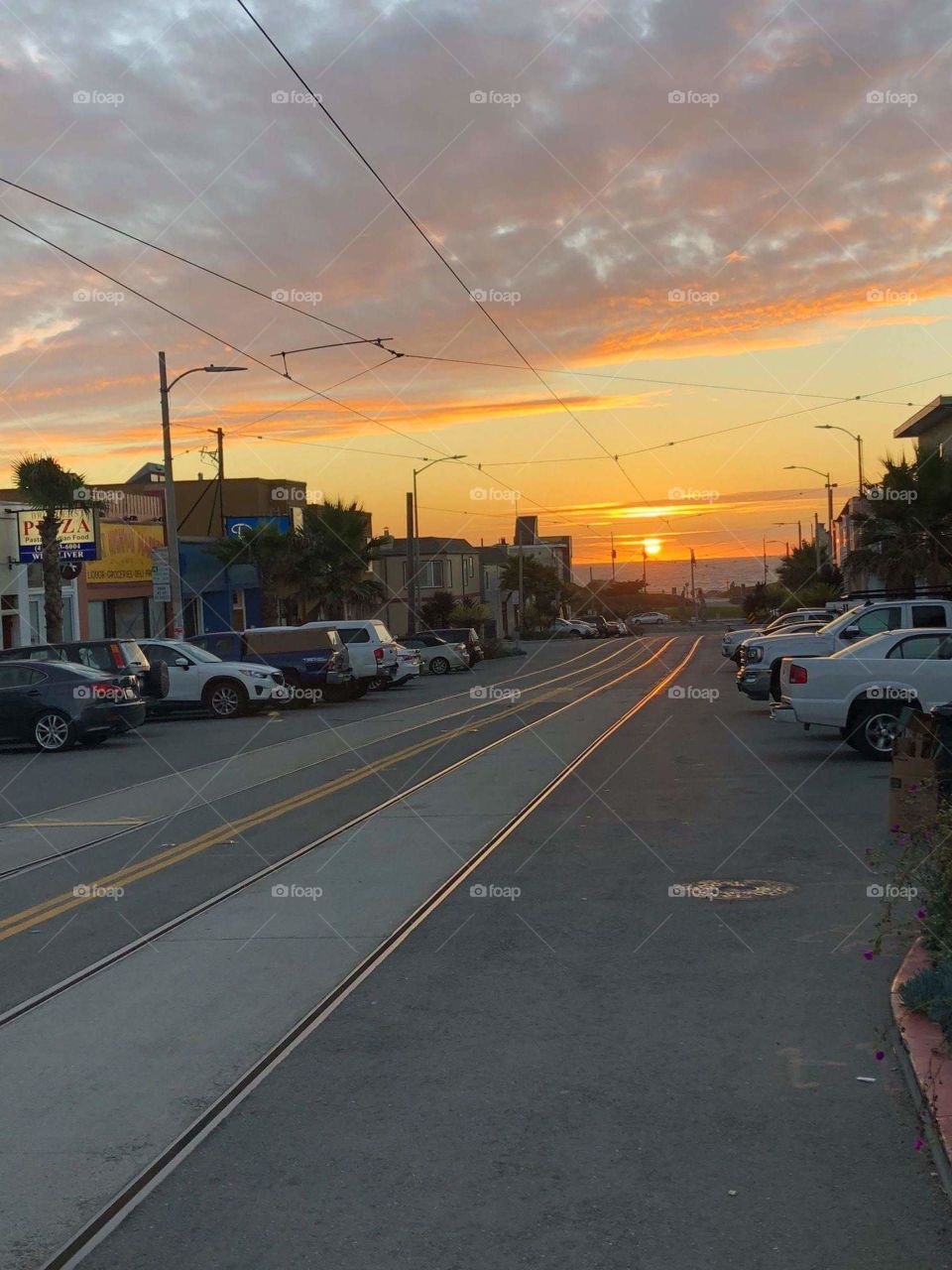 Sunset in the Sunset District