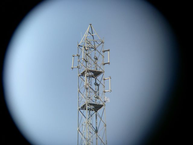 View of communication tower