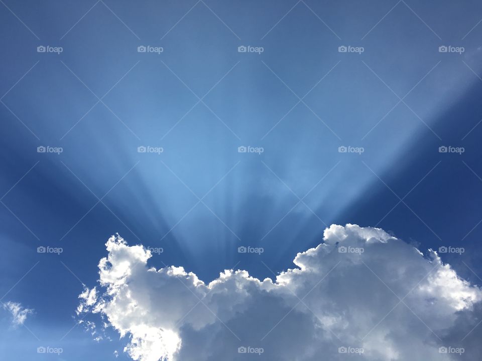 Silver lining peeking out from behind the cloud. 